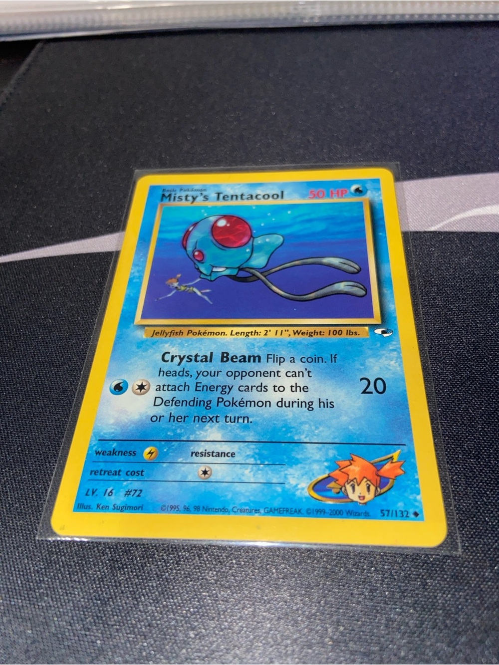 vintage Misty's Tentacool (57/132)Gym Heroes